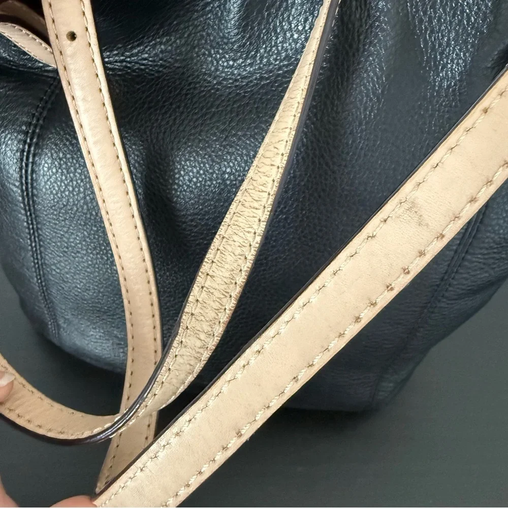 Michael Kors Pebbled Leather Jet Set Tote Shoulder Bag